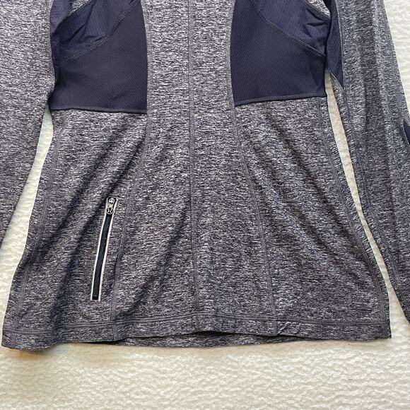 Lululemon Shirt Womens 8 Purple Run Full Tilt Half Zip Pullover Performance Gym - Picture 5 of 12